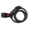 Portable Bicycle Cable Lock 5-Digit Code Mountain Bicycle Lock Antitheft Strip Lock Cycling