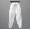 Women Fashion Ealstic Waist Jogger Pants Casual Loose Baggy Pants Harem Pants With Belt