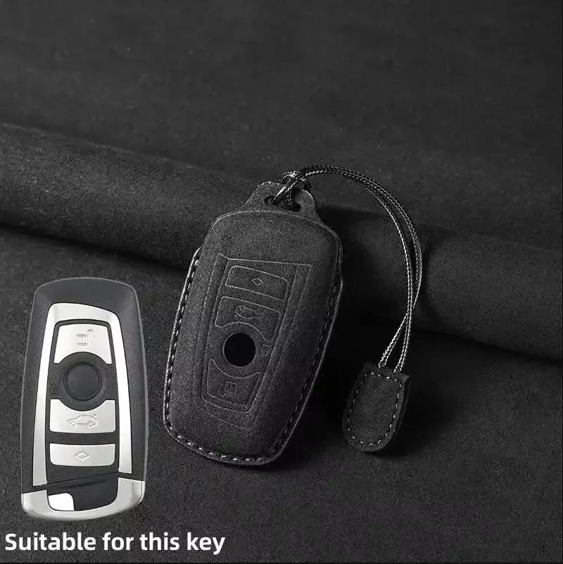 Leather Car Key Case Cover Shell Fob For Bmw 1 3 5 7 Series X1 X3 X4 X5 F10 F15 F16 F20 F30 F18 F25 M3 M4 E34 Car Accessories