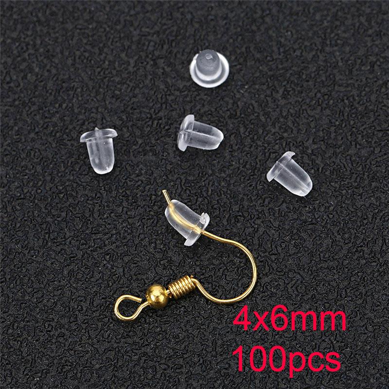 

50pcs 925 Sterling Silver Plated Earring Hooks Anti Allergy Earrings Clasps Hook For Diy Jewelry Accessories Making Supplies