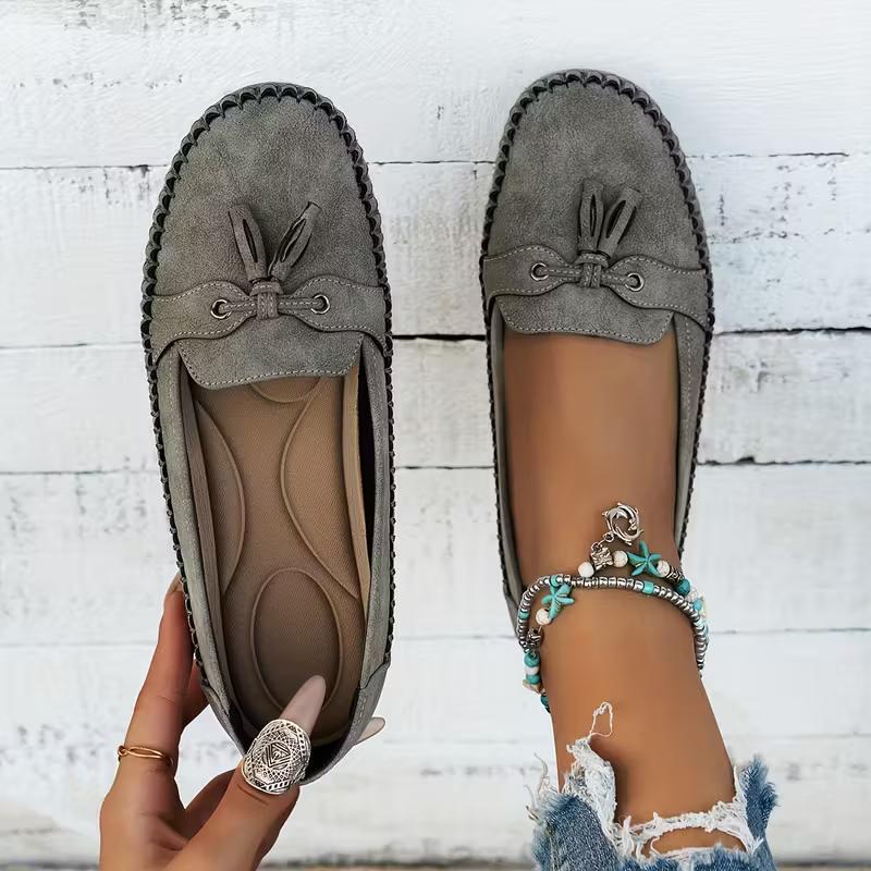 Large Size 44 Women's Shoes Women Flat Shoes Spring Soft Casual Comfy Ballerina Flat Ladies Shallow Slip On Female Loafers