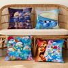 Cushion 2025 Cover Soft Case Cartoon Sofa Living Room Home Movie Comfortable Office Decor S-SmurffS-ES Protective Pillow
