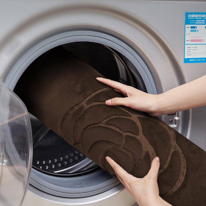 Tappetino da bagno con rose in rilievo Tappetino da bagno antiscivolo nel lavabo Vasca da bagno Tappeto da pavimento laterale Doccia Zerbino Memory Foam 3D Pad