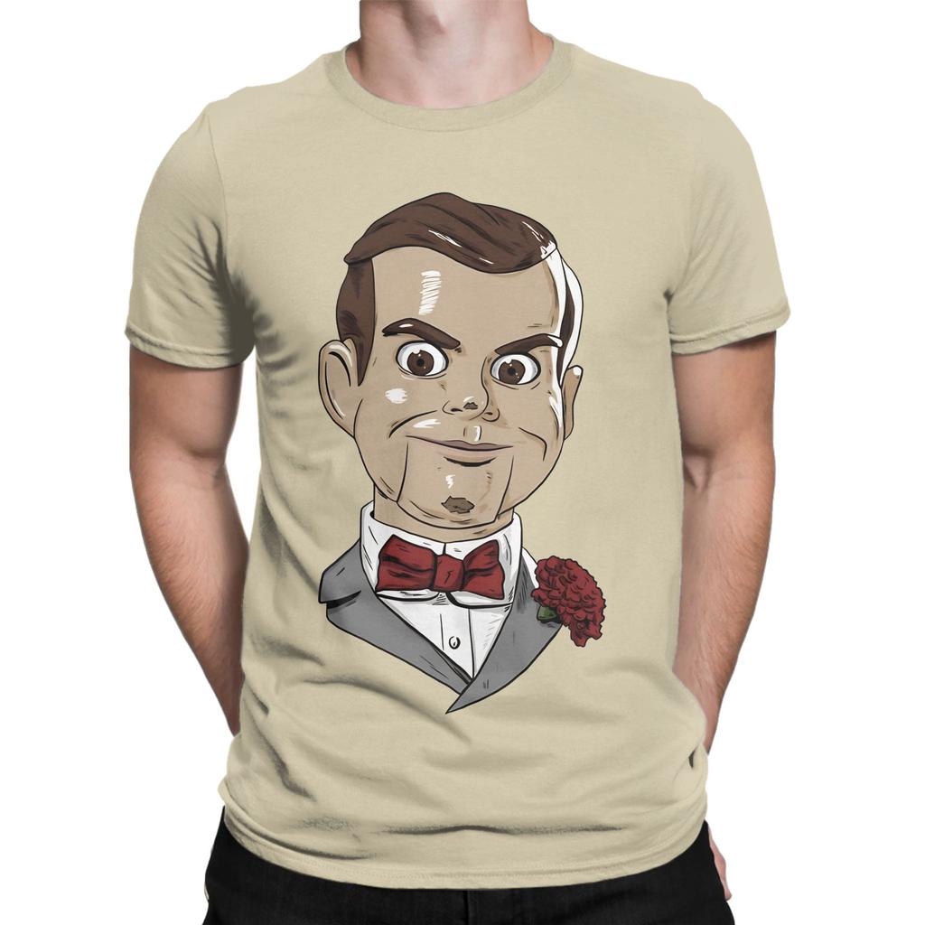 Slappy The Dummy Funny 100 Cotton TShirt Goosebumps Tops Tees For Unisex