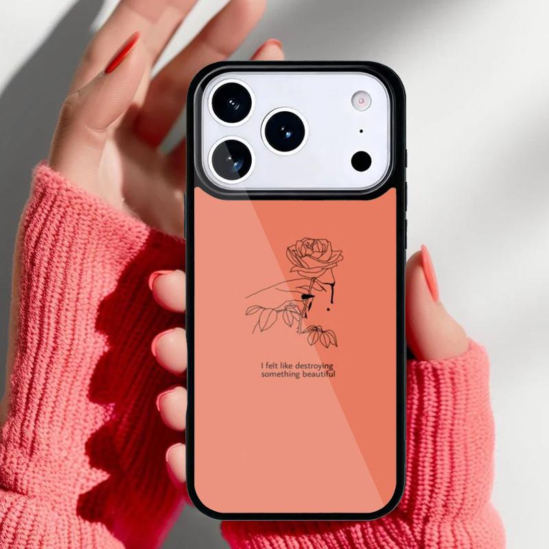 Minimal Aesthetics Phone Case for iPhone 17 Air 16e 15 14 13 Pro Max Back Cover for 12 11 Pro Coque