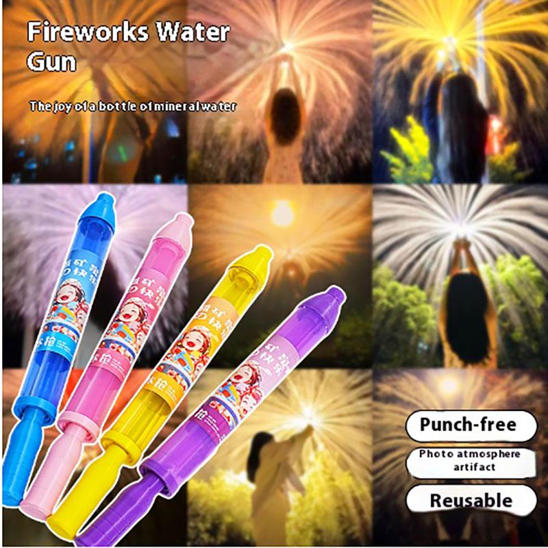 

4 pcs Fireworks Water Guns Atmosphere Romantic Photo Props Bathing Playing Pool Fountain Spray Water Squirter Summer Toys