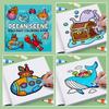 Creative DIY Coloring Book Educational Sensory Toys For Kids Graffiti Painting Book Montessori Drawing Toys Gift