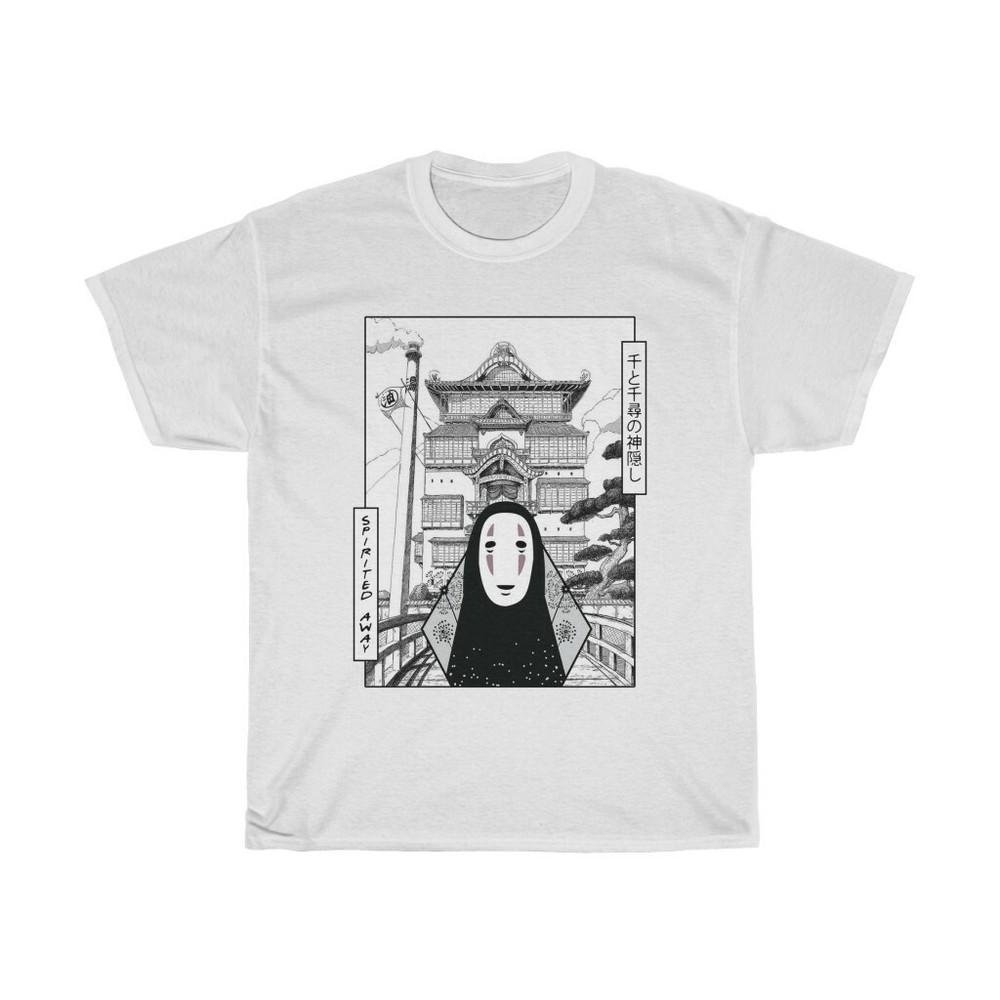 Spirited Away Kaonashi No Face Faceless Unisex Gost Ghost new unisex Tshirt M