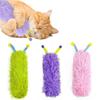 Catnip Soft Durable Cat Pillows, Plush Cat Toys, Pet Strip Pillow Chewing Bite Toys Cat Interactive Self-Play Toy