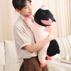 Simulation Black Pink Pig Animal Plush Stuffed Doll Fragrant Pig Doll Plush Toy Soft Stuffed Animal for Kid Birthday Gift