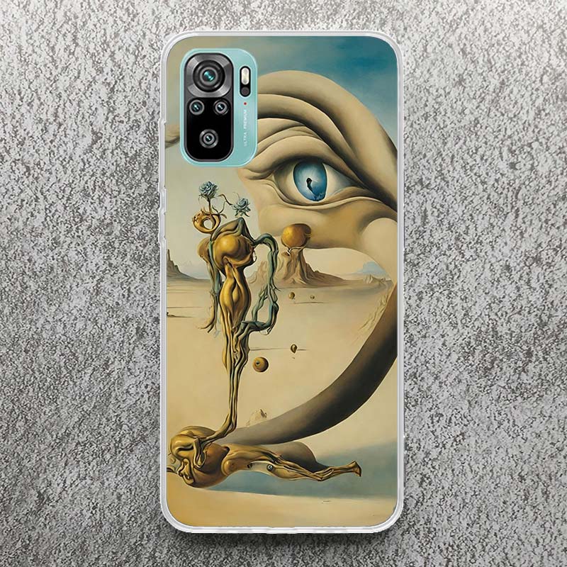 Salvador Dali Art Print Soft Case for Xiaomi Redmi Note 14 13 12S 11S Phone Shell 10 Pro Plus 11E 11T 12 11 10S 5G Cover