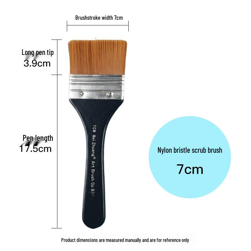 G1754 Nylon Flat Brush for Oil & Wall Painting