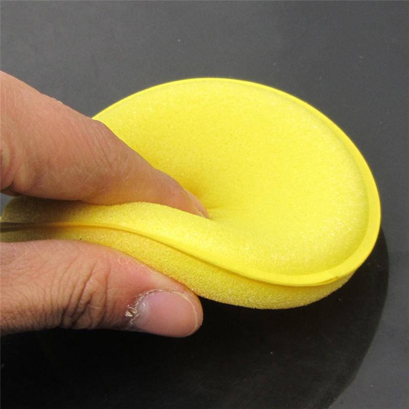 Car Foam Sponge 12Pcs  Wax Applicator Cleaning Detailing Pads Car Waxing Polish  Home Care   Yellow 10cm Car Cleaning Kit