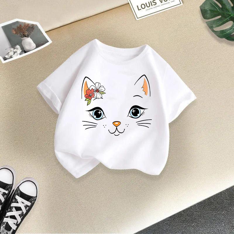 2026 New Summer Girls' Short-Sleeve T-Shirt - Stylish Children's Clothing Top