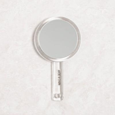 Acryl Runder Doppelspiegel mit Griff