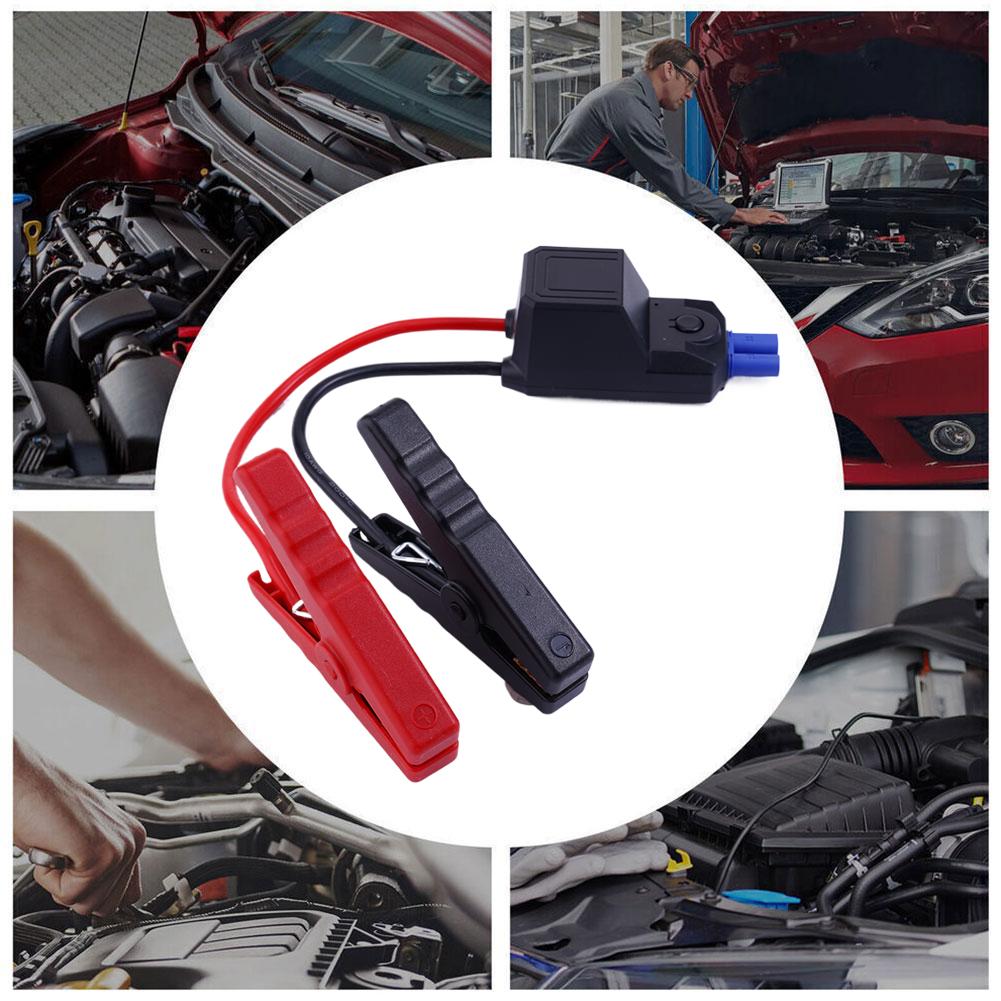 12V Jump Starter Alligator Clip For Car Trucks Emergency Battery Jump Cable Clamps With EC5 Plug Connector Car Accessories