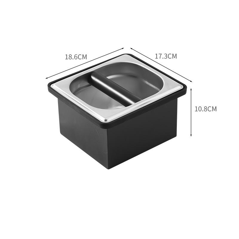 

Espresso Knock Box Stainless Steel Coffee Knockbox Large Capacity Coffee Pucks Container Espresso Machine Tool for Coffee Grouds
