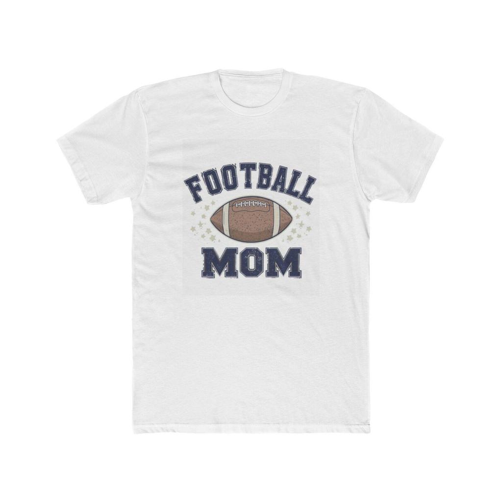 Football Mom T-Shirt | Vintage Football Graphic Crew Tee