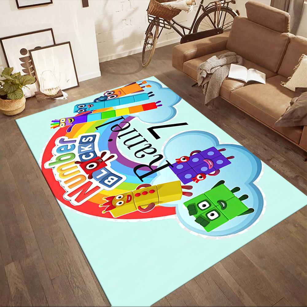 Numberblocks Carpet Perfect For Playrooms Dormitory Hallway Outdoor Antislip Rug Office Home Decor Perfect Gift For Womenmen