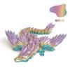 3D Printing 23Cm With Wings Crystal Dragon Gemstone Dragon Joint Movable Simulation Flying Dragon Creative Toy Decor Ornaments