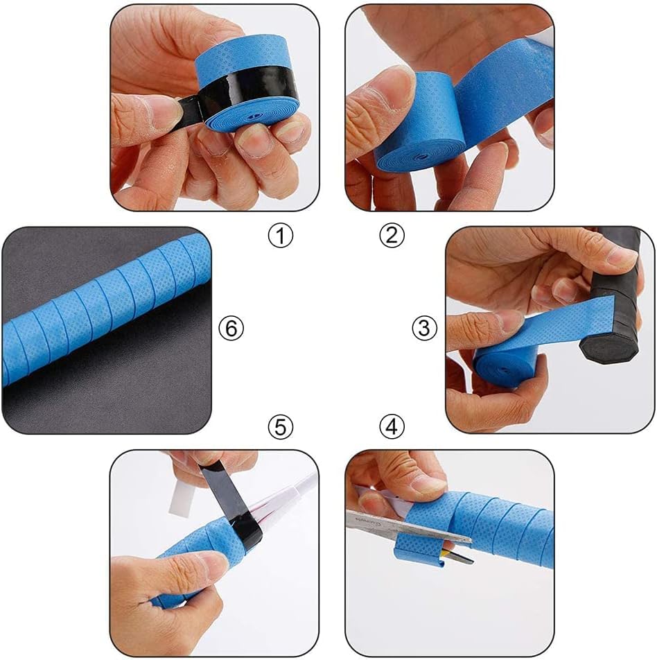 Hantox Grip Tape Set of 20 Racket Grip Tape Anti-Slip