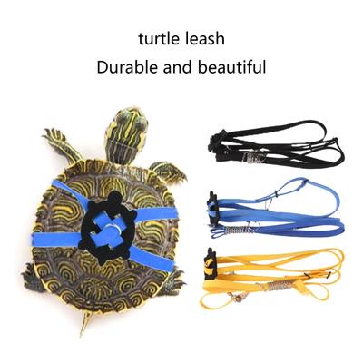 Reptiles Harness Leash Adjustable Turtle Lizard Traction Rope Bearded Dragon Accessories Soft & Safe for Small
