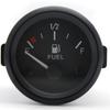 2" 52mm Fuel Level Gauge Car Meter with Fuel Float Sensor White LED Light Black Rim Automotive Gauges 12V