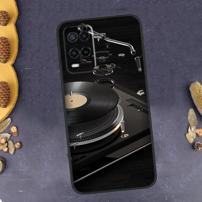 Vinyl DJ Record Art Phone Case For Oppo A79 A18 A38 A58 A78 A98 A17 A40 A60 A80 A16 A76 A96 A15 A74 A94 A54 A77