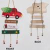 Christmas Hanging Pendant Wooden Crafts Xmas Tree Wall Ornament Natal Navidad Merry Christmas Decor 2026 Happy New Year 2026