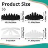 20PCS Baseball Hat Inserts Breathable Polyester Hat Liner Support Baseball Cap Shapers for Travel and Daily Storage