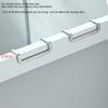 304 Stainless Steel Hook Free Punching Double S-Shape Hook Kitchen Bathroom Cabinet Door Back Type Coat Towel Storage Hanger