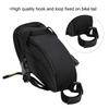 Easy Install Bicycle Tail Bag Leather + 1680D Oxford Cloth Bike Saddle Packs  Long‑distance Riding