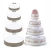 10Pcs 15/20/25/30Cm Round Cake Boards Circle Cardboard Base Cupcake Dessert Tray Birthday Party Cake Decorating Supplie