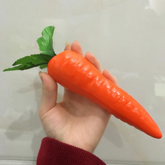 Simulation Carrot Realistic Appearance Vibrant Color High Simulation Decorative Environmental Protection Home Decor No Odor Foam Simulation Vegetable
