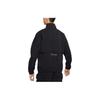 Jordan FW22 Logo Decal Zip Cardigan with Stand Collar Jacket Men Outerwear Black DQ8060-010