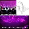 CAR 16W Twinkle RGBW Fiber Optic Light Bluetooth Remote Music Control Star Ceiling 300pcs 2M Cable