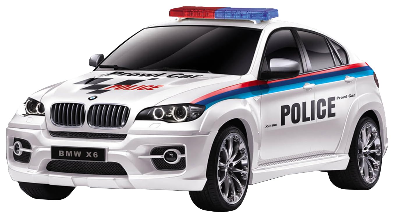 

DOYUSHA BMW Police Car White Electric Radio Control WHITE 2.4GHz 1/24 No.866-2404P