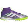 New Adidas F50 League Mid Top Kids' Soccer Shoes Purple Kids' JI3549