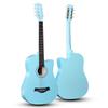 38-inch Wooden Folk Guitar for Beginner Practice