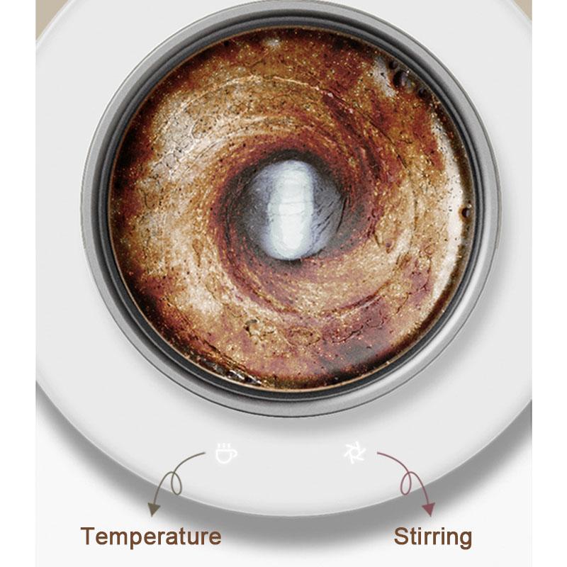 Automatic Stirring Cup Can Be Heated Stainless Steel Warm Water Cup Constant Temperature 55 Degrees Double-layer Cup Body Electric Stirring Cup