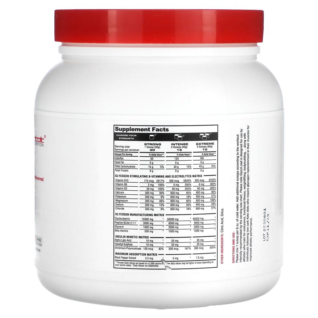 Glycorod, unflavored, 600G