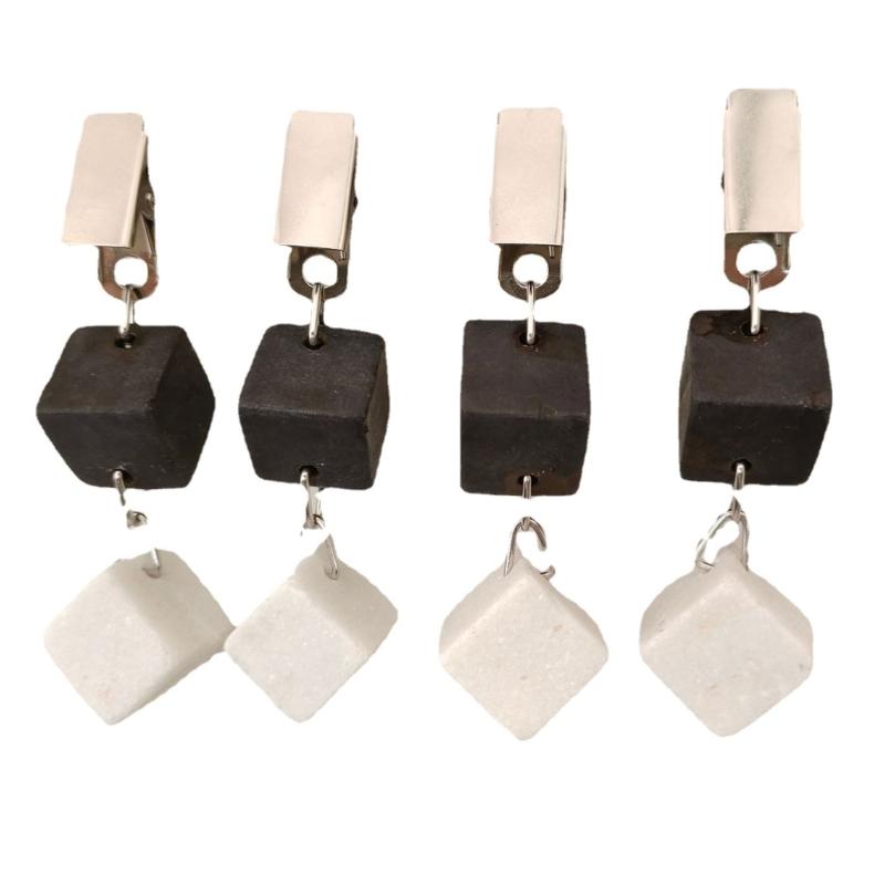 Zestaw 4 obciążników do obrusu Metalowy klips Zawieszka Ciężkie wieszaki na obrusy na stoły piknikowe Dekoracja Wewnątrz Na zewnątrz