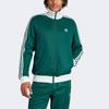 Adidas Originals Adicolor Classics Beckenbauer Striped Stand Collar Zip-Up Fitted Jacket Men Jackets Green IP0417