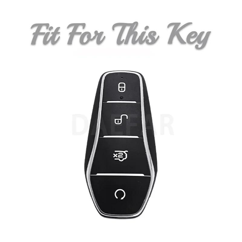 Tpu Remote Fob Holder For Byd Song Plus Atto 3 Han Ev Tang Dm Qin Seal Dolphin Car Key Case Cover Shell Keychain Accessories