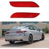 Car Rear Bumper Reflector, Brake Light Marker, Compatible with Toyota Camry 2018-2021, 81920-06060/81920-33020/ To1184110, 81910-06070/81910-33030/