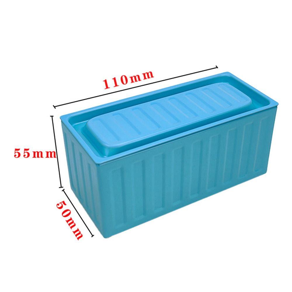 Wrought Iron Mini Container Model Retro Industrial Style Metal Box Tin Toy Storage Box Small Size Model Ornaments Mini Iron Box