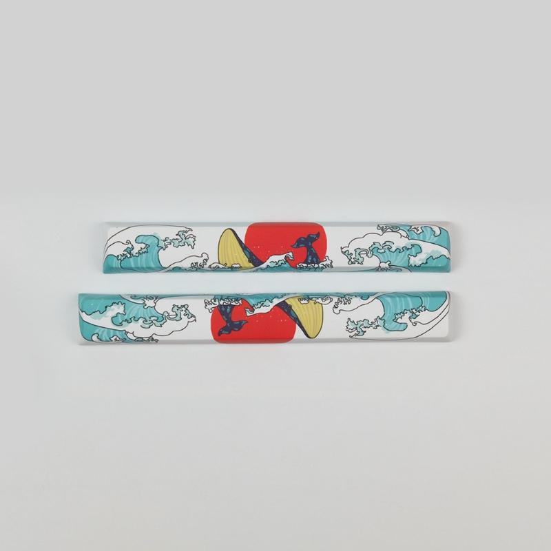 Coral Sea Keycaps Full Set 128 for Key Keycap PBT Sublimation DA Height for Mechanical Keyboard for MX H Keys S