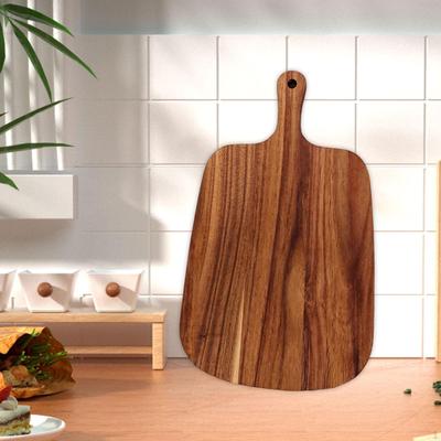 Akazienholz Schneidebrett Käse Küche Verwendung Arbeitsplatte Dekorativ mit Griff für Pizza
