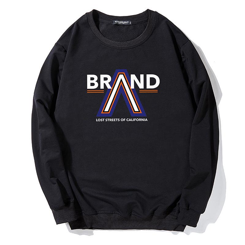 

Men s Plus Size Printed Sweatshirt - Round Neck, Casual Loose Fit (DT2312) XXL