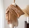 Elegant Double-Sided Scarf: Thick, Warm Neck Warmer for 2025 Autumn/Winter – Stylish and Trendy Shawl